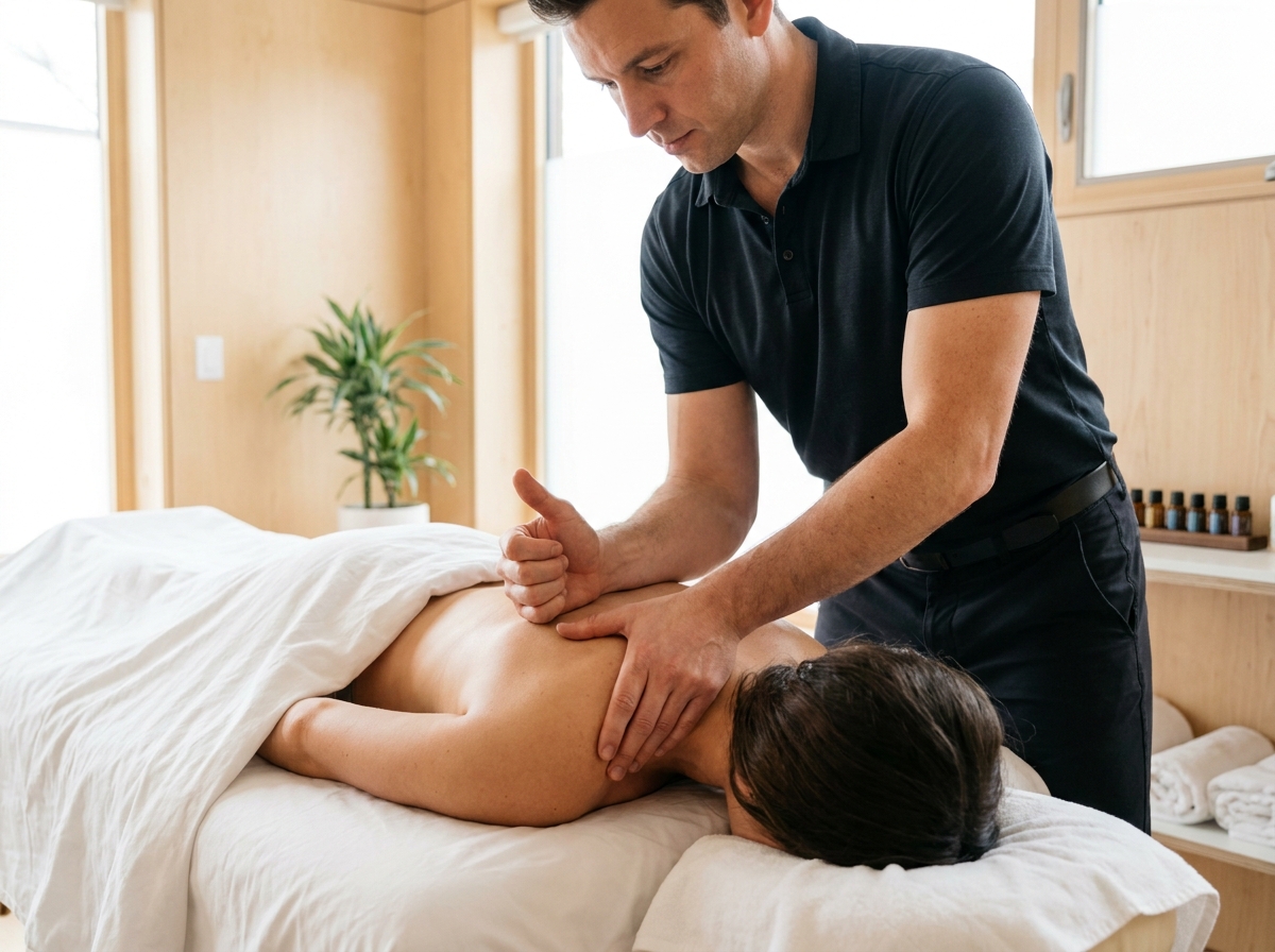 Balinese massage with warm oil